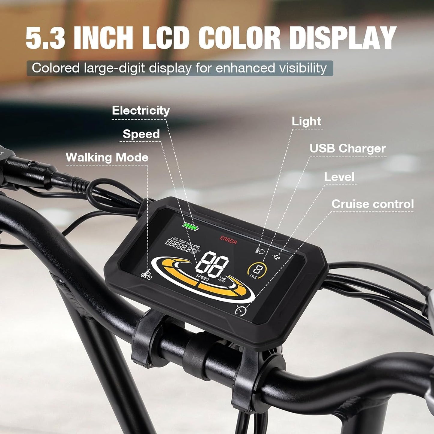 Scorpio Electric Bike Full Suspension 750W (Peak 1200W) 33Mph 48V 20Ah (960WH) LG Battery 20"X4.0" All-Terrain Fat Tire Ebikes for Adults Mountain