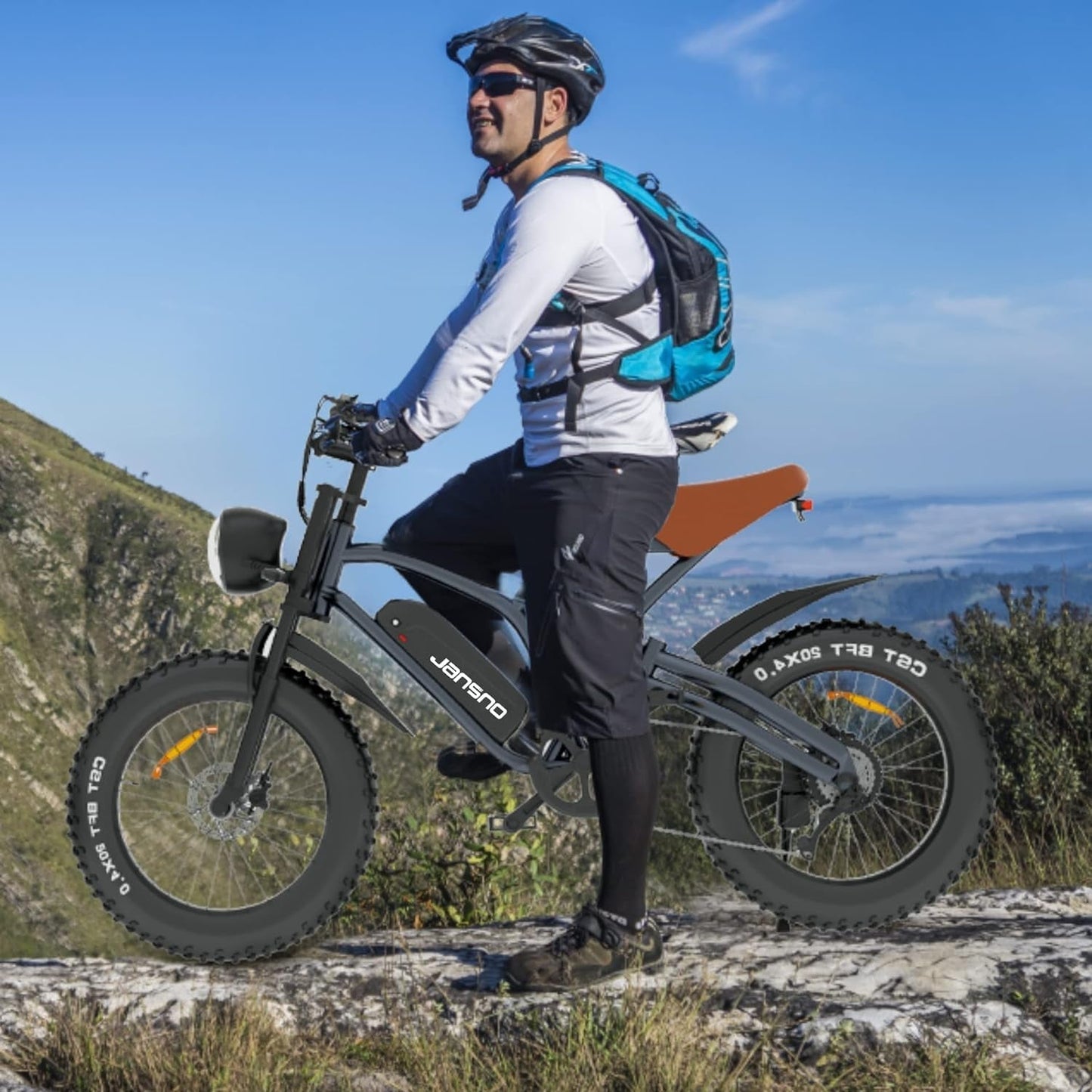 Electric Bike 20" X 4.0 Electric Bike for Adults with 750W Brushless Motor, 48V 14Ah Removable Battery, 7-Speed Transmission UL Certified
