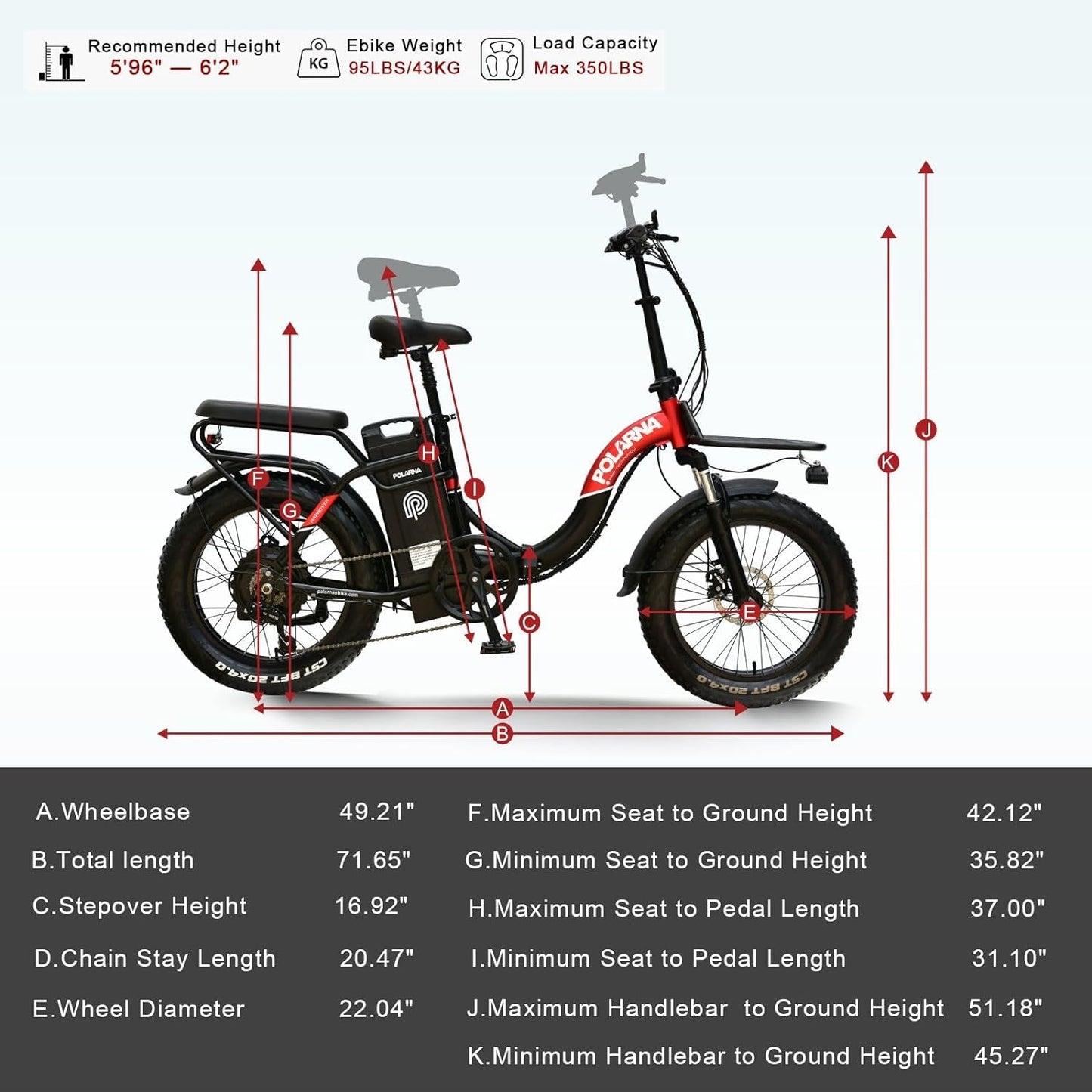 Electric Bike for Adults 20" Ebike 750W Motor Samsung 48V 30Ah Removable Battery Fat Tire Electric Bike Mountain Beach Snow Bike 30MPH…