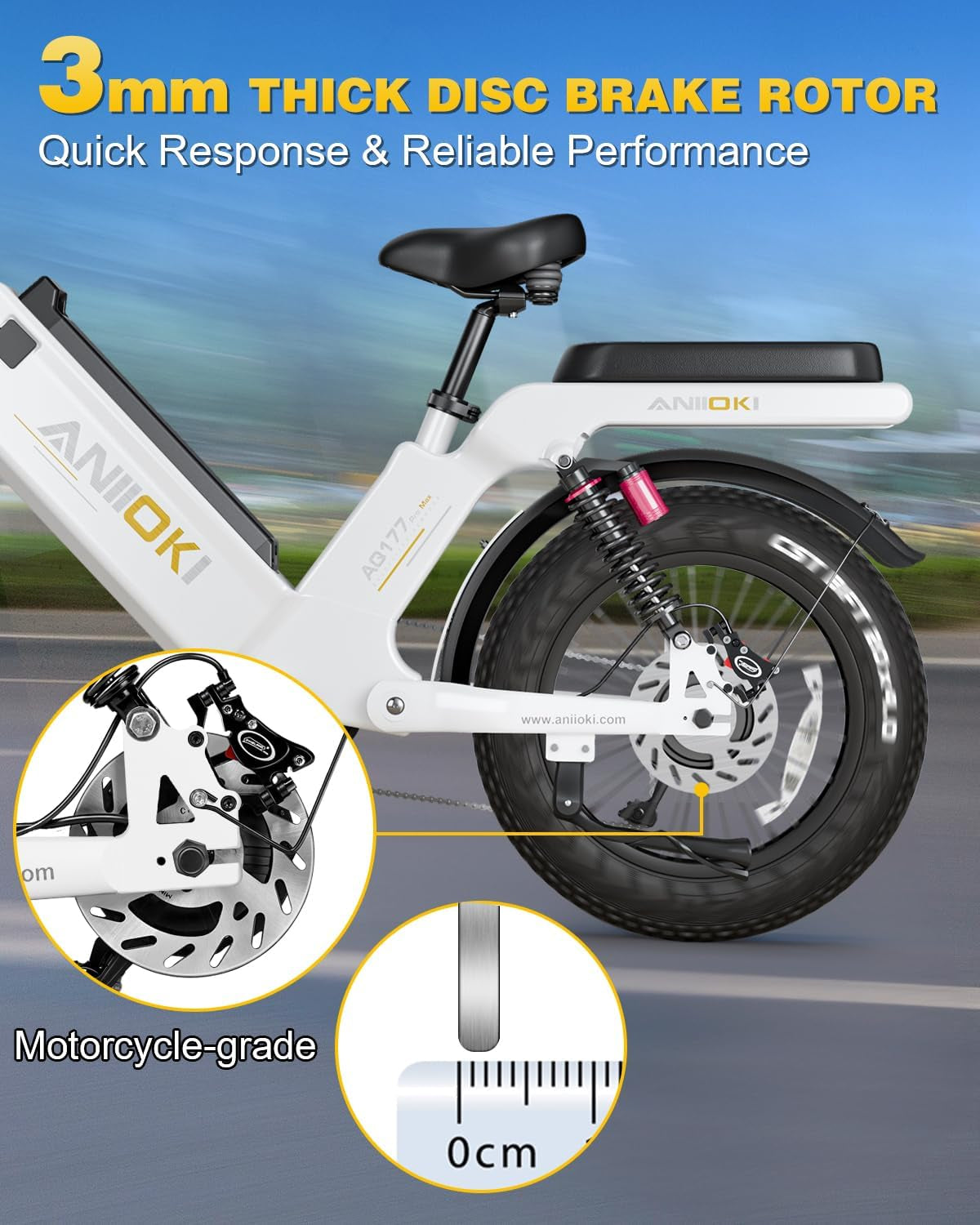 Ebike,Aq177 PRO MAX Electric Bike,52V 60Ah Electric Commuting Bike,200Miles Long Range, Peak 1200W Power Ebike, Electric Bicycle for Adults