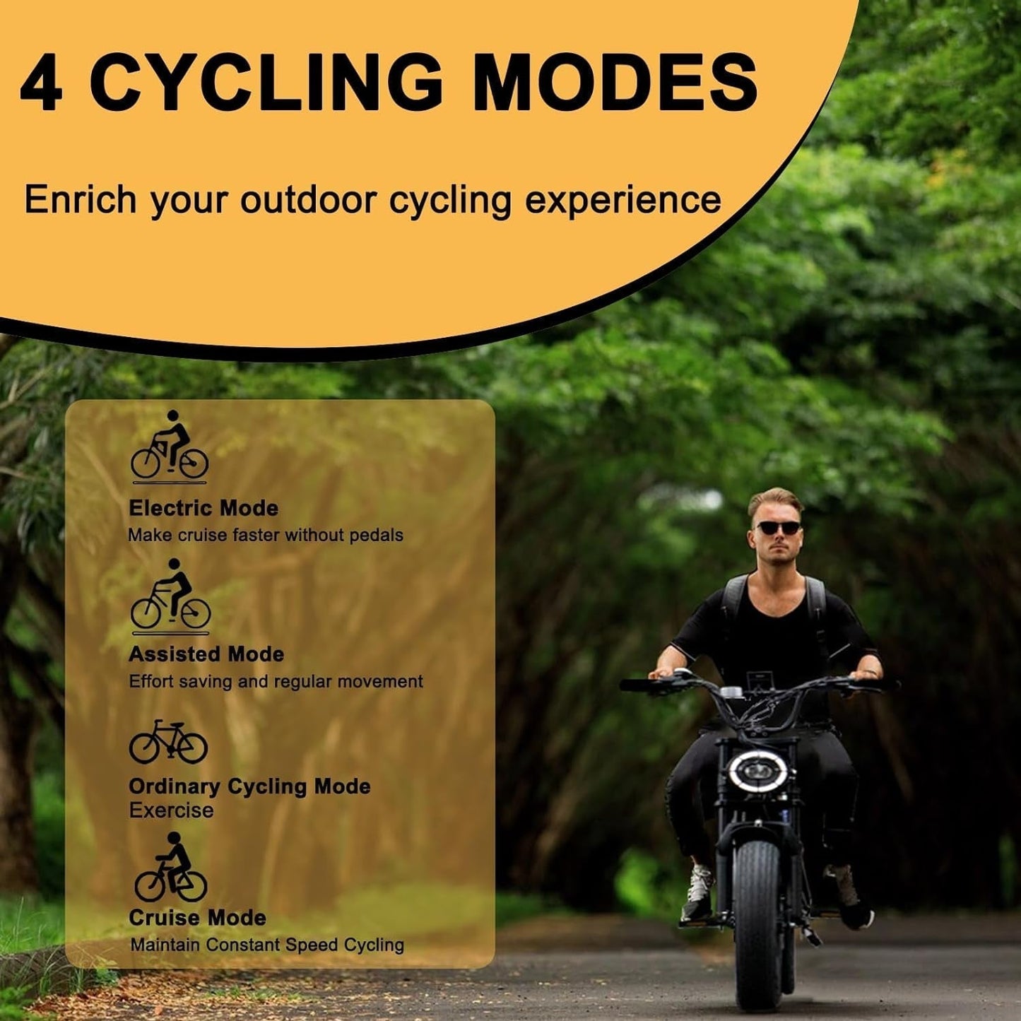 Electric Bike for Adults 1000W Motor Fat Tire E Bike, up to 28MPH & 70Miles, Electric Mountain Bike 7-Speed 5-Layer Full Suspension for Off-Road Dirt