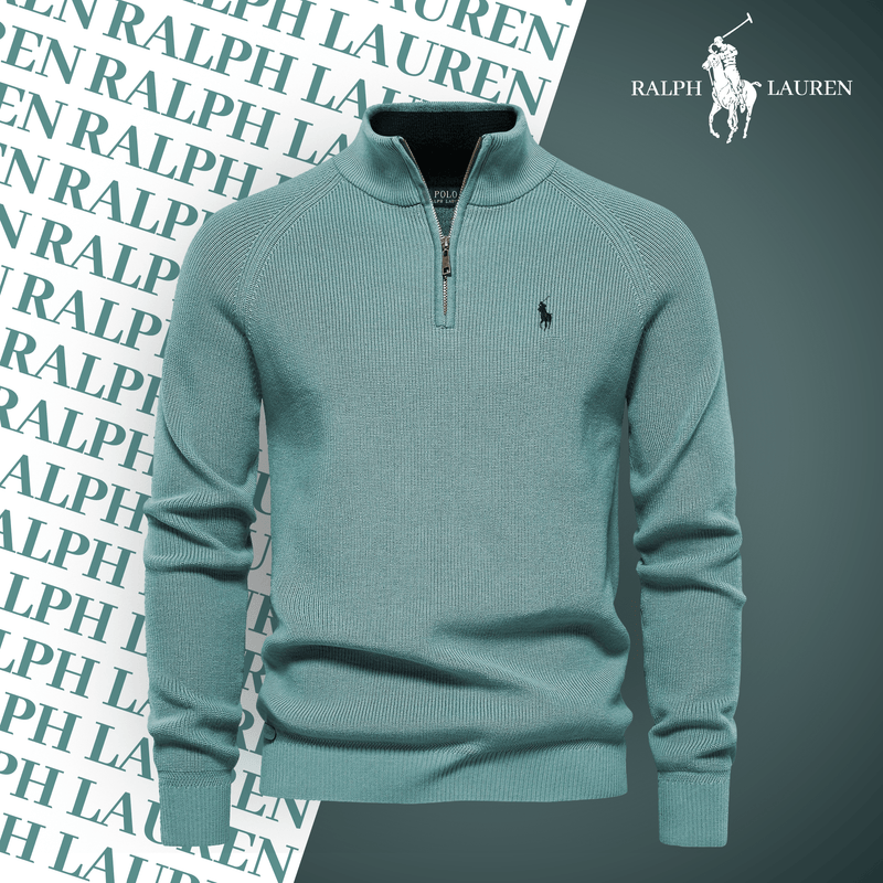 R&L Zip-Neck Sweater