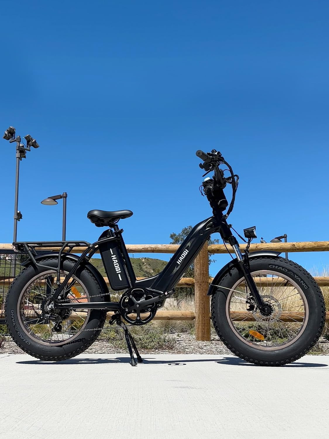 Antelope Electric Bike for Adults, Dual Battery Fat Tire Ebike, 750W Motor 48V 25AH Removable Battery, 20" X 4.0 Step-Thru Electric Bicycle with