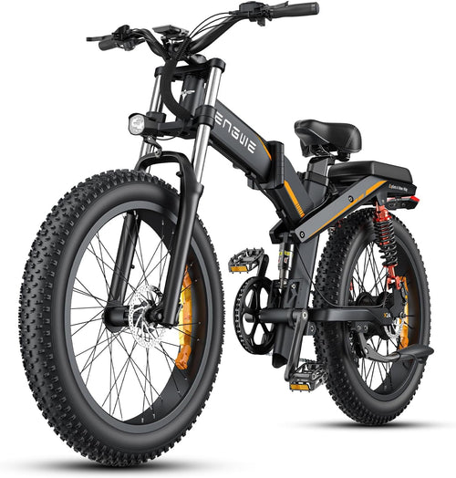 X20 X24 Fat Tire Electric Bike, 1000W(Peak) Motor Ebike for Adults,95 Miles 31MPH 20''24'' Mountain Ebike，48V19.2A(29.2Ah-Dual Battery Option),All