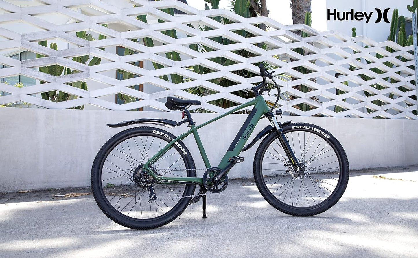 Electric Bikes Tailslide Mountain Bike E-Bike (Black, Medium / 17 Fits 5`6″-6`2″)