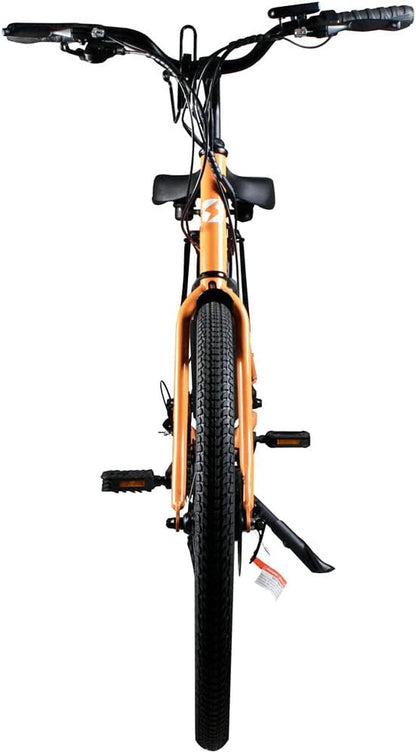 Electric Bike for Adults, Lightweight Ebike with 375W Bafang Motor, Kenda Tires, Shimano Drivetrain, 8 Gears, Throttle, Pedal Assist