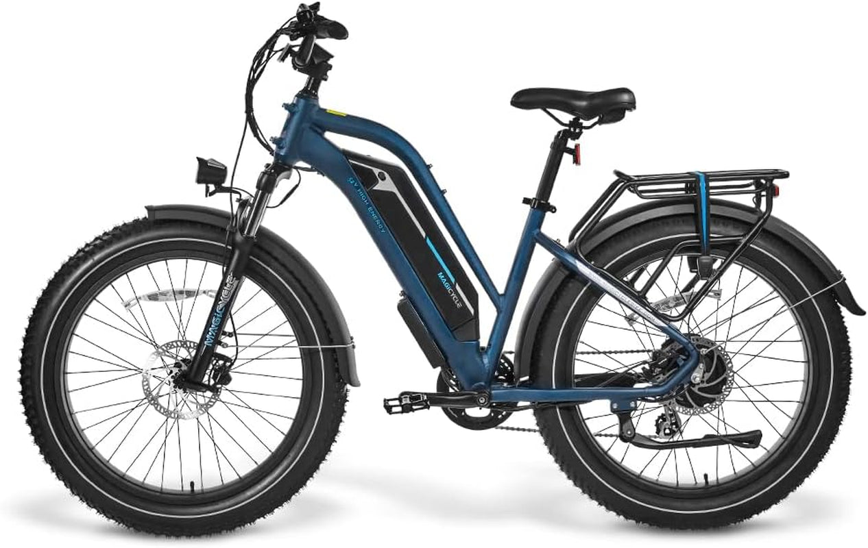 Cruiser/Cruiser Pro 26'' Fat Tire Electric Bike for Adults 750W Electric Bike 15Ah/20Ah Large Battery 52V E Bike 7-Speed up to 28 Mph UL Certified