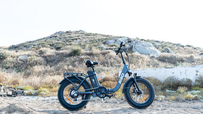Foldable Ebike Flip/Compact 750W Electric Bike 48V 15.6Ah/748.8Wh Removable Battery 55MI Range 350LBS Payload 20"X4" Commuter Ebikes for Adults 25MPH