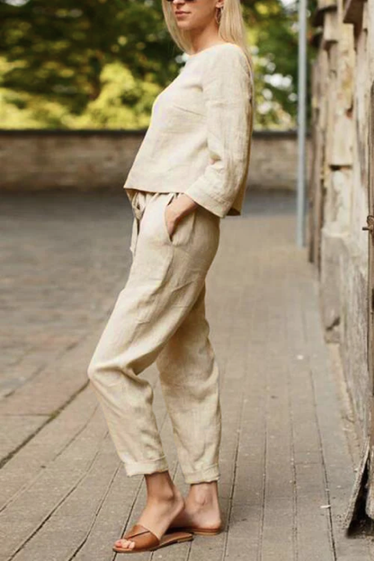 Cotton-Linen Monochrome Capsule