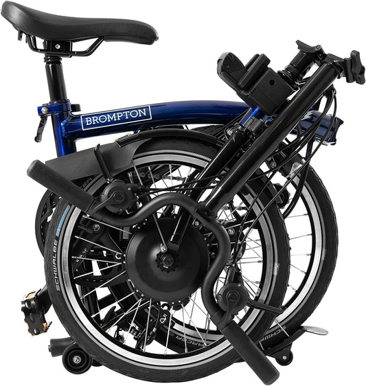 Electric C Line 6 Speed Folding Bike - Mid (Bolt Blue)