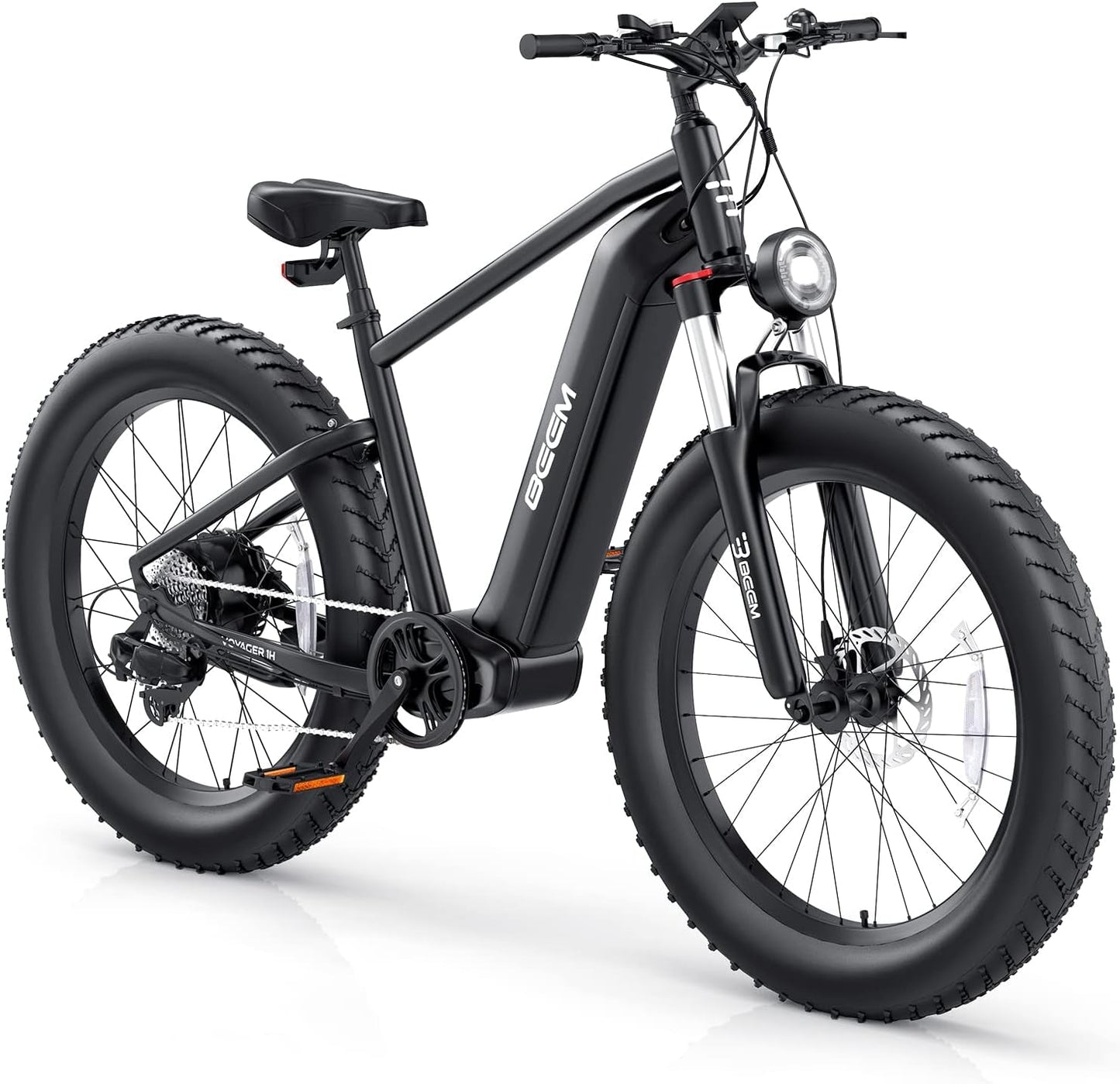Electric Bike for Adults,750W/1000W/1200W,28Mph Samgsung 48V/15A Removable Battery,30-80Miles Electric Dirt Bike,26'' Fat Tire E-Bikes,Sha Mano 7