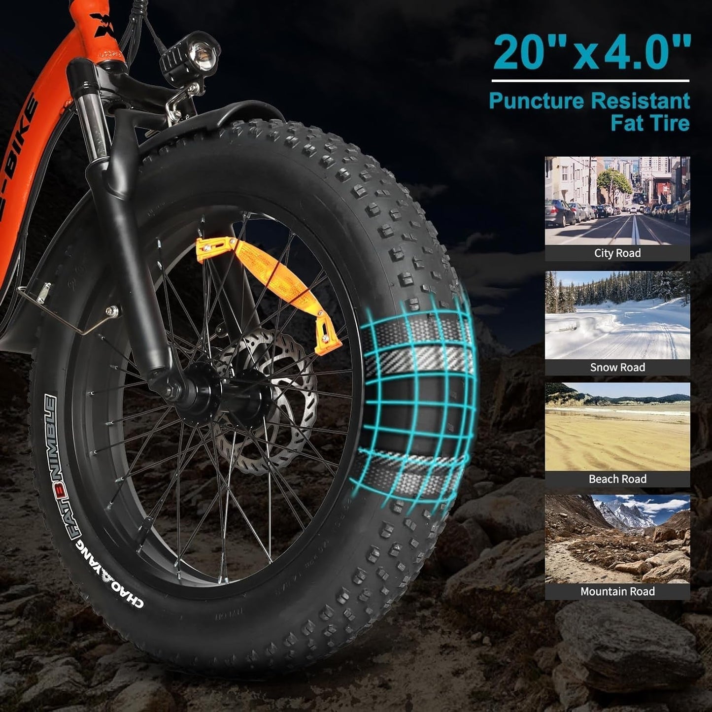 Electric Bike for Adults, 750W Long Range Foldable Ebike with One/Dual Removable Battery, 40-120 Mile/25-30Mph, 20" Fat Tire Electric Bicycle