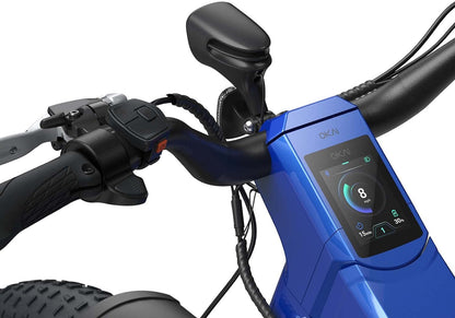Ranger 4" Fat Tire E-Bike 330Lb Capacity BAFANG Rear Hub Motor 48V 750W Shimano 8-Speed Gears 45 Mile Range Custom LED Light Bar LCD Touchscreen