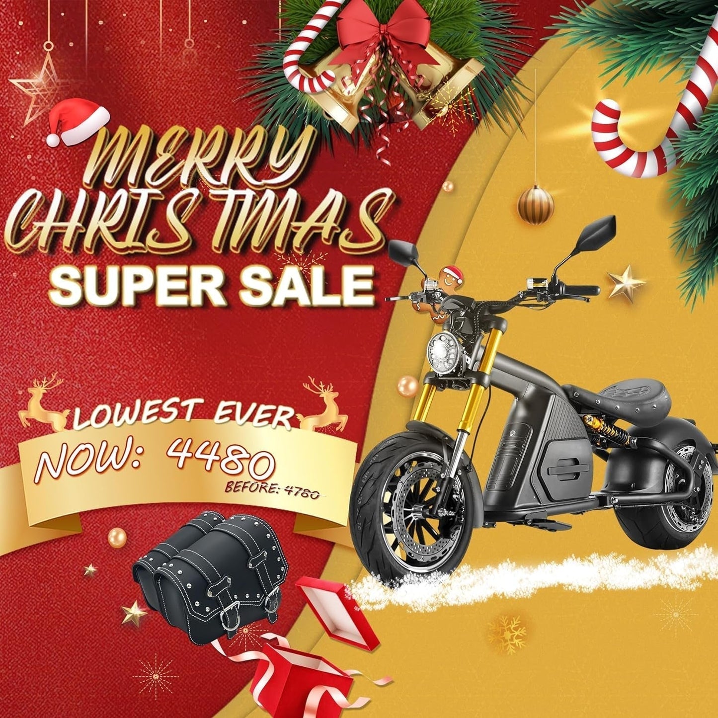 4000W M8S Electric Motorcycle for Adults,50 MPH 72V 35Ah Lithium Battery 70 Miles Long Range, Full Suspension Dual Hydraulic Brakes,Ip6 Color LCD