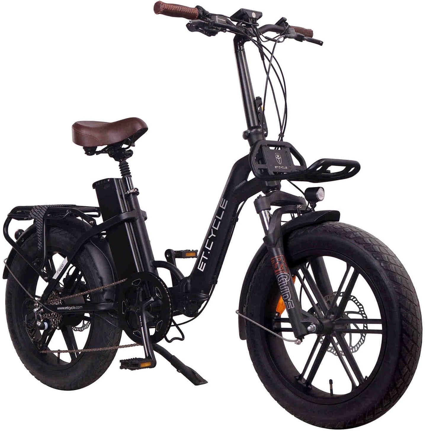 F1000 Foldable Electric Bike 20" Fat Tire E-Bike 750W Das-Kit Motor 20MPH 1008Wh 48V 21AH Removable Large Battery LCD Display Hydraulic Disc Brake 8