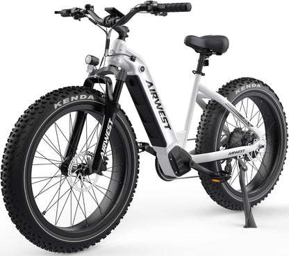Electric Bike for Adults, 750W BAFANG Motor Electric Bike, 26" X 4.0 Fat Tire Electric Bicycle with 48V 15Ah LG Battery, 28MPH 50Miles Electric