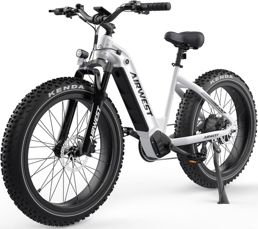 Electric Bike for Adults, 750W BAFANG Motor Electric Bike, 26" X 4.0 Fat Tire Electric Bicycle with 48V 15Ah LG Battery, 28MPH 50Miles Electric