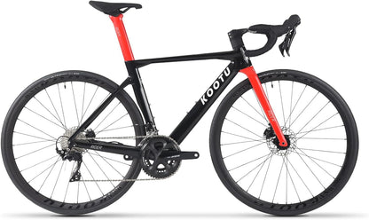Carbon Road Bike, T800 Carbon Fiber Road Bicycle for Men and Women with Shimano R7020 Carbon Fiber Frame 700C Wheel 25C Tire Road Bike 22 Speed Disc