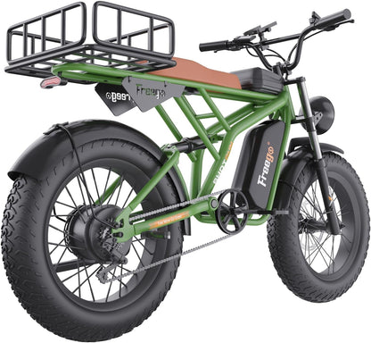 Electric Bike for Adults, 1400W/48V/20Ah/22.5Ah, 20X4.0 Fat Tires Ebike off Road Electric Bicycles with Removable Battery, 34MPH & 40 Miles E Bike