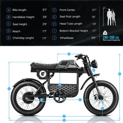 Electric Bike for Adults 1000W 30MPH, 48V 20Ah Removable Battery,20" Fat Tire Electric Dirt Bike,80 Miles Long Range Ebike,Full Suspension Hydraulic