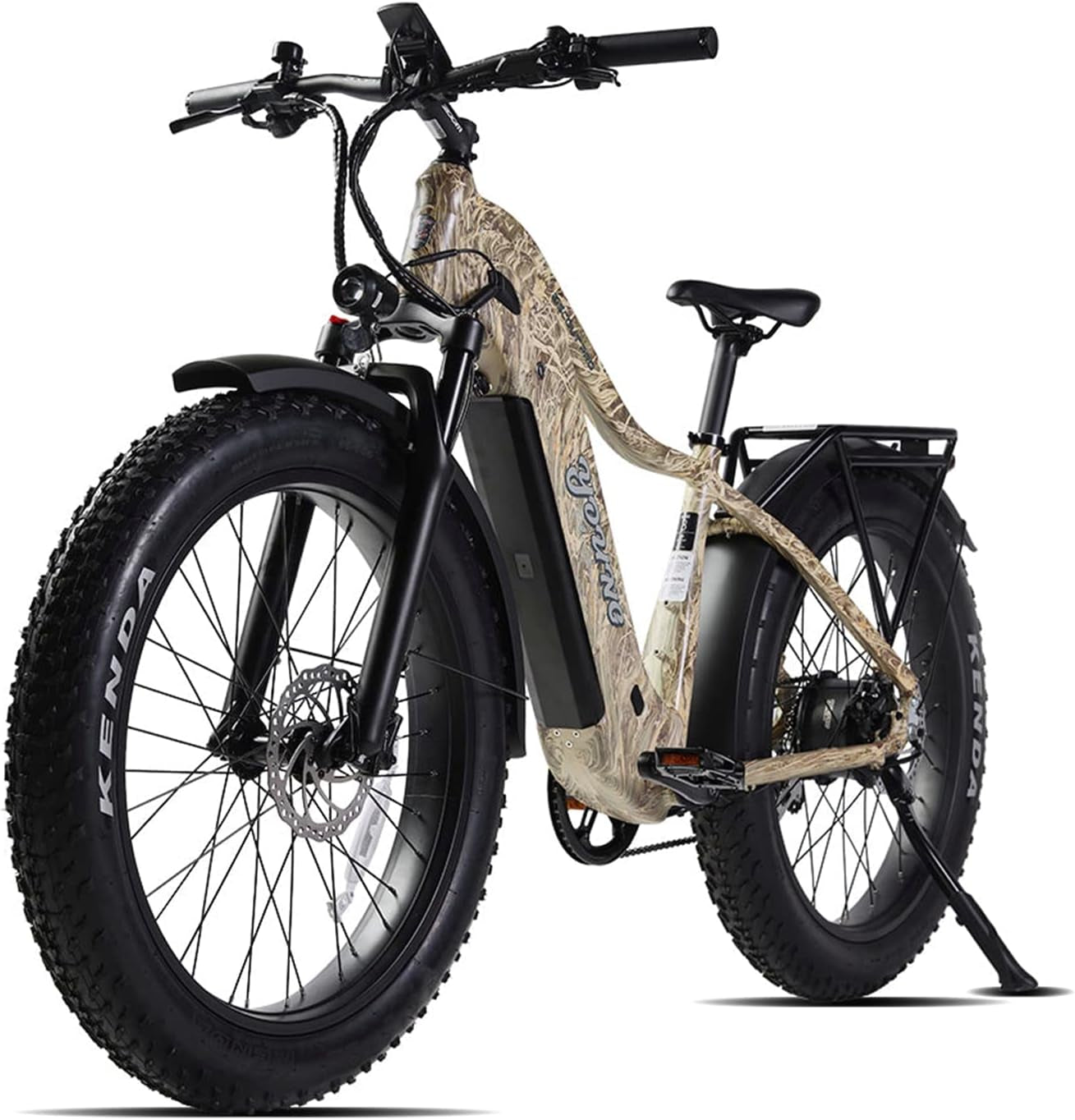 E-Scout PRO, 750W Electric Bike Adults, 80Miles Motor Ebike, 48V 20Ah Battery, 26'' Fat Tire 28MPH Men Women Bicycle for Snow Beach Mountain off Road