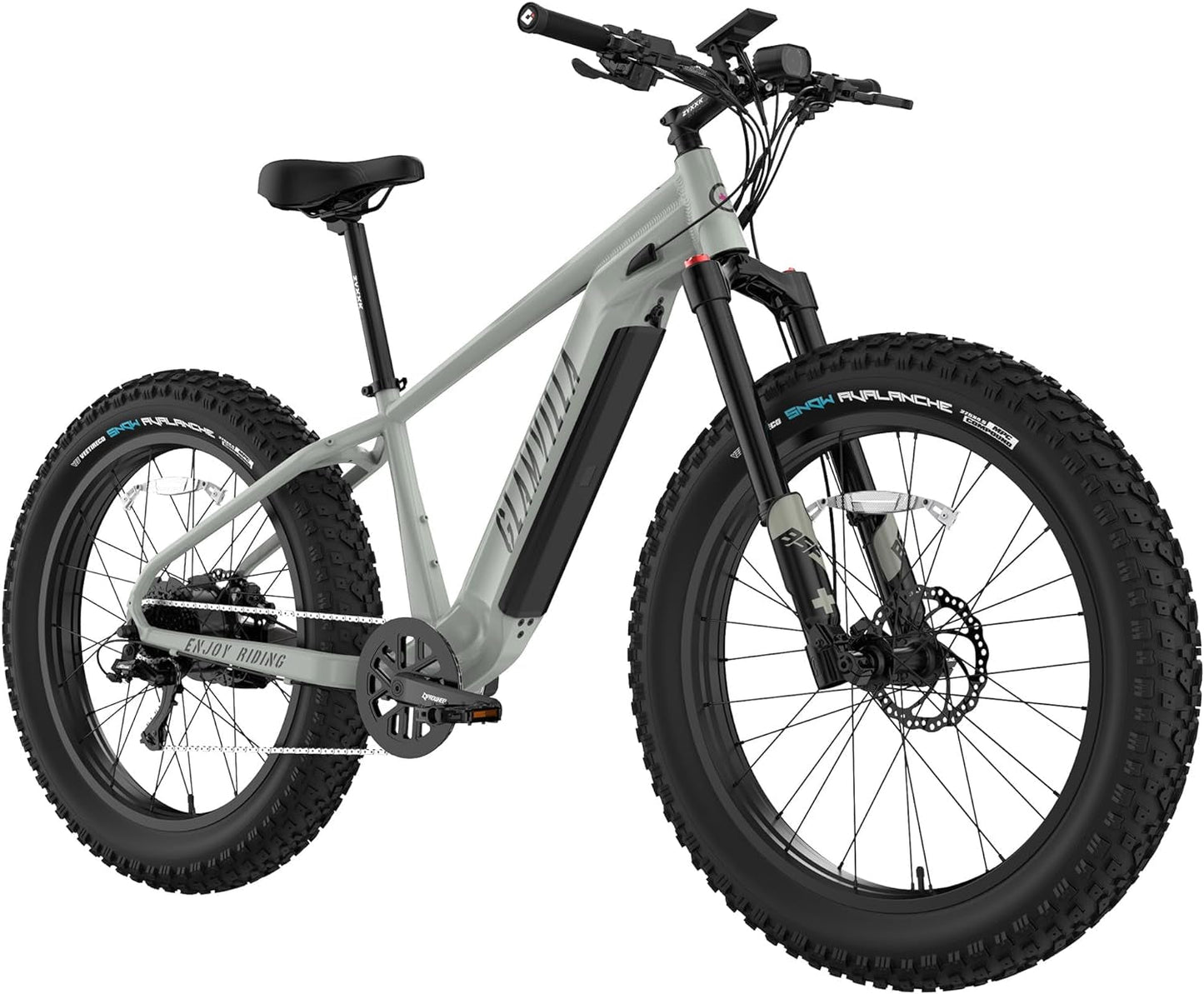 Electric Bike for Adults 750W Electric Bike Fat Tire 27.5" with 720Wh Removable Battery, up to 35 MPH, Shimano 9 Speed and Front Fork Suspension