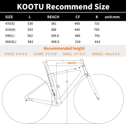 Carbon Gravel Road Bike, T800 Carbon Frame Adventure Road Bicycle with Shimano GRX 400 Shift Professional Adventure Groupset 20 Speed Disc Brake