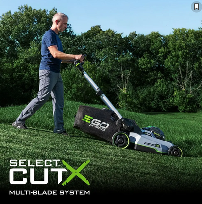 EGO POWER+ 21” Select Cut™ XP Lawn Mower with Speed IQ™ (12.0Ah Battery, 700W Charger)