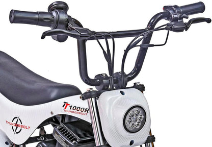 TT1000R, 1000W 48V Lithium Ion, 4 Speeds, 30 Mph, up to 350Lb Rider, Electric Mini Bike