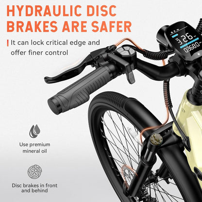 Electric Bike for Adults, Hovranger & Hovcity, Electric Bike Mountain Bike City Bike Commuting Bike Urban Bike Cruiser Bike