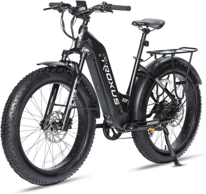 Electric Bicycle Adults,26'' Electric Fat Tire Bike for Women with 48V*20A Removable Battery, 750W Bafang Hub Motor, 8-Speed Rear Derailleur