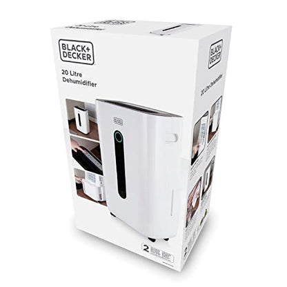 Extra Large High Performance 20 Litre Dehumidifier BLACK