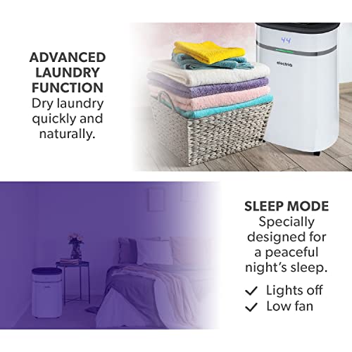 electriQ 12L Low Energy Dehumidifier. Eliminates damp, condensation