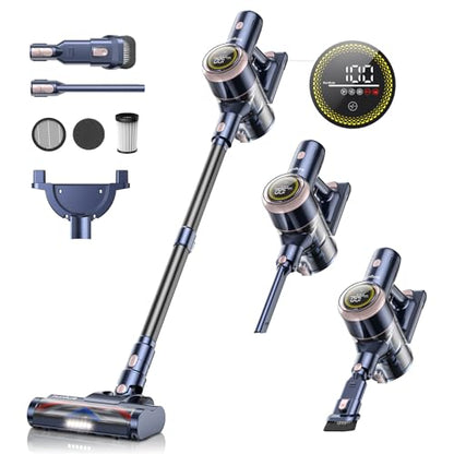 HONITURE S15 Cordless Vacuum Cleaner 450W/33Kpa Powerful Stick Vacuum