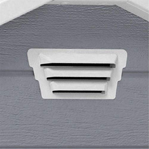 Keter Manor Outdoor Garden Storage Shed, Grey, 4 x 3 ft