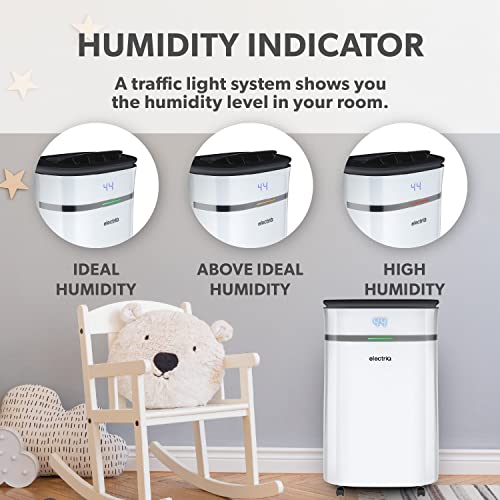 electriQ 12L Low Energy Dehumidifier. Eliminates damp