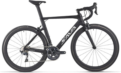 Phantom 2.0 Carbon Fiber Road Bike 700C Carbon Frame Racing Bicycle with Ultegra 8000 22 Speed Group Set, 25C Tire and Fizik Saddle