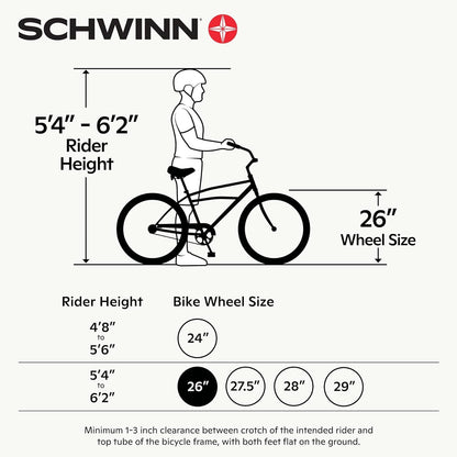 Twinn Classic Tandem Adult Beach Cruiser Bike, Double Seater, Low-Step Medium/Large Frame, 7 or 21-Speed, 650C Wheels