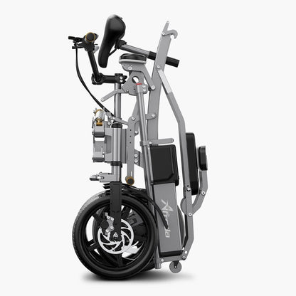 Official S6 Electric Tricycle Bike Ultra Safety Compact Folding 3 Wheel Fold-In-1S Reverse 3-Wheel E-Bike 48V 500W 15.6AH 14'' Hydraulic Brake Shock