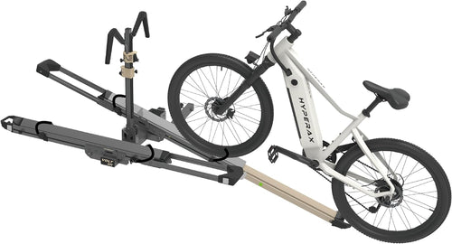 Patented Lift Assisted Volt Lift RV Rated Hitch Mounted 2 E Bike Rack Carrier with RAMP up to 2X 80Lbs Ebikes with up to 5" Fat Tires for