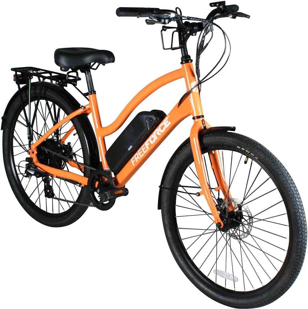 Electric Bike for Adults, Lightweight Ebike with 375W Bafang Motor, Kenda Tires, Shimano Drivetrain, 8 Gears, Throttle, Pedal Assist