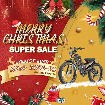 Romeo Electric Bike for Adults,1000W 60Ah 26 ''Fat Tire Electric Bike,120+ Miles Long Range Full Suspension Dual Hydraulic Brakes Mountain Bike for