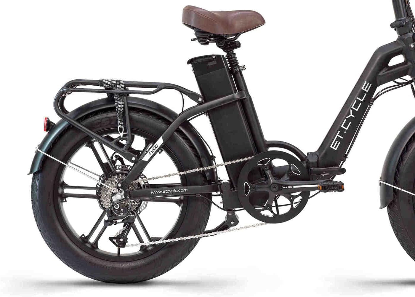 F1000 Foldable Electric Bike 20" Fat Tire E-Bike 750W Das-Kit Motor 20MPH 1008Wh 48V 21AH Removable Large Battery LCD Display Hydraulic Disc Brake 8
