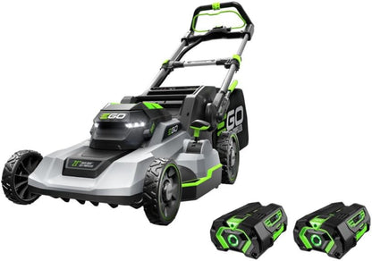 EGO LM2122SP-2 21-Inch Self-Propelled Lawn Mower with Touch Drive™, (2) 4.0Ah Batteries and 550W Rapid Charger Included.