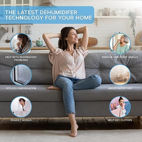 MONHOUSE 12L/Day Digital Dehumidifier