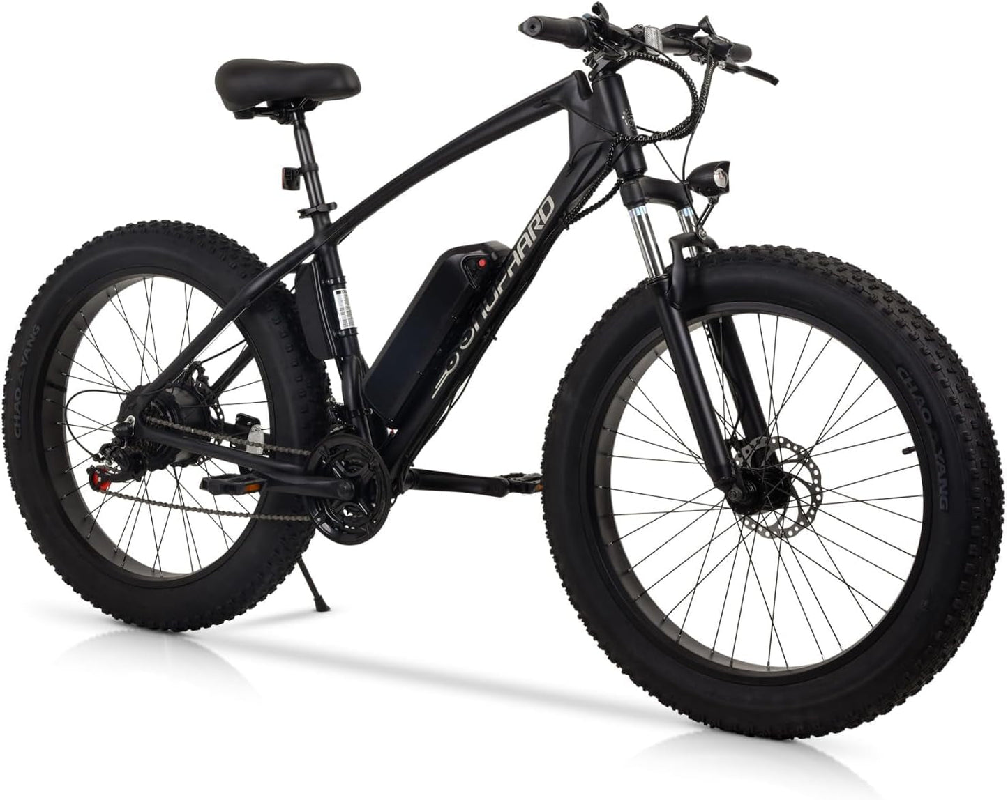 Electric Bike for Adults, 26" X 4" Fat Tire Ebike, 500W (Peak 750W) Mountain Electric Bicycles 20 MPH, 40 Miles 48V Li-Ion Battery, 21 Speed, Air