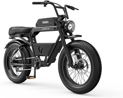 Trooper 01 Electric Bike for Adults Electric Bicycle Electric Mountain Bike 750W Motor 48V 20Ah LG Battery 20" Fat Tire