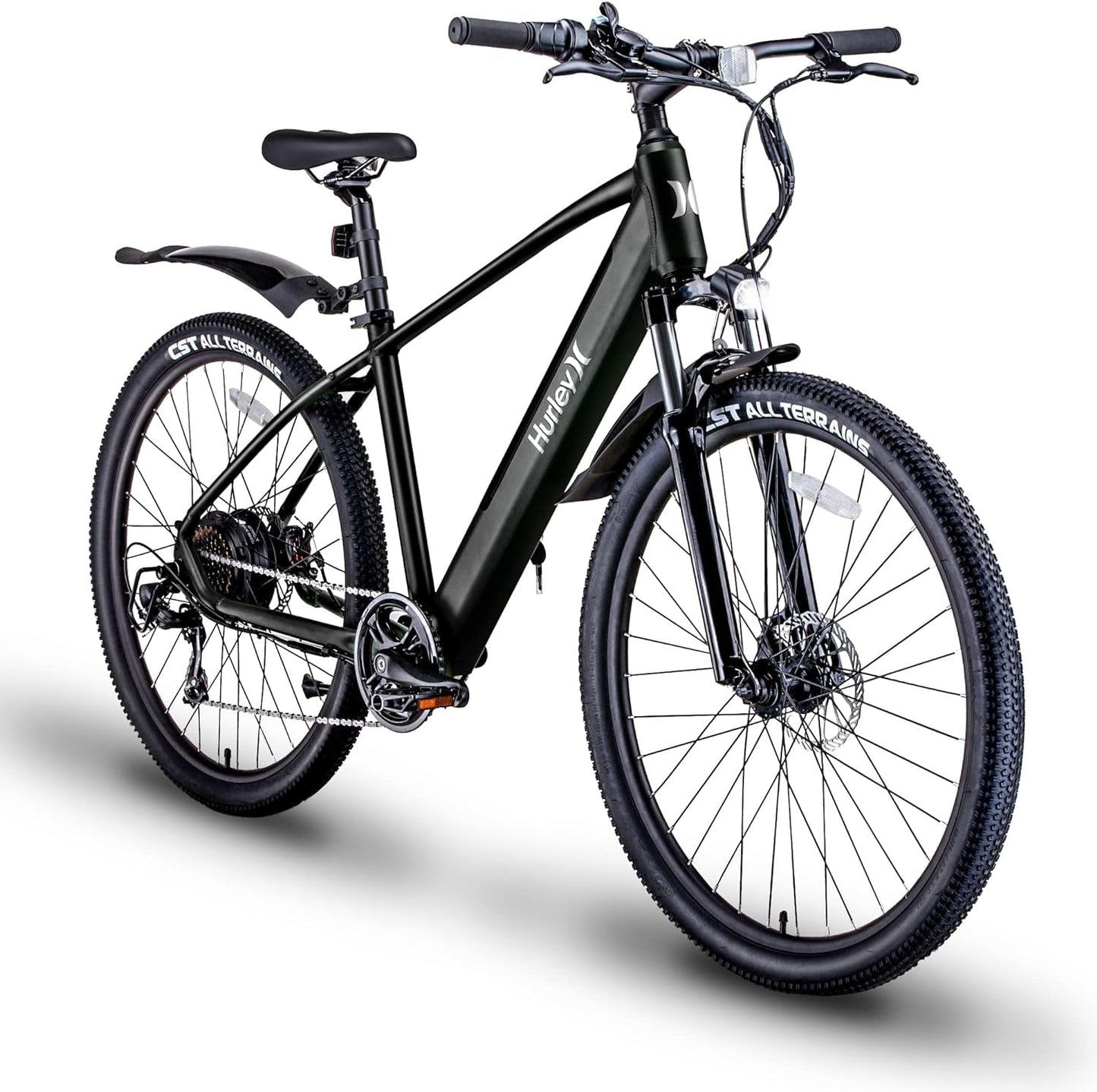 Electric Bikes Tailslide Mountain Bike E-Bike (Black, Medium / 17 Fits 5`6″-6`2″)