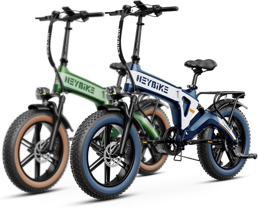 Tyson Folding Electric Bike for Adults, [Unibody Magnesium Alloy] 750W 28MPH 20'' Fat Tire Ebike with 48V 15Ah Removable Battery, Hydraulic Brake,