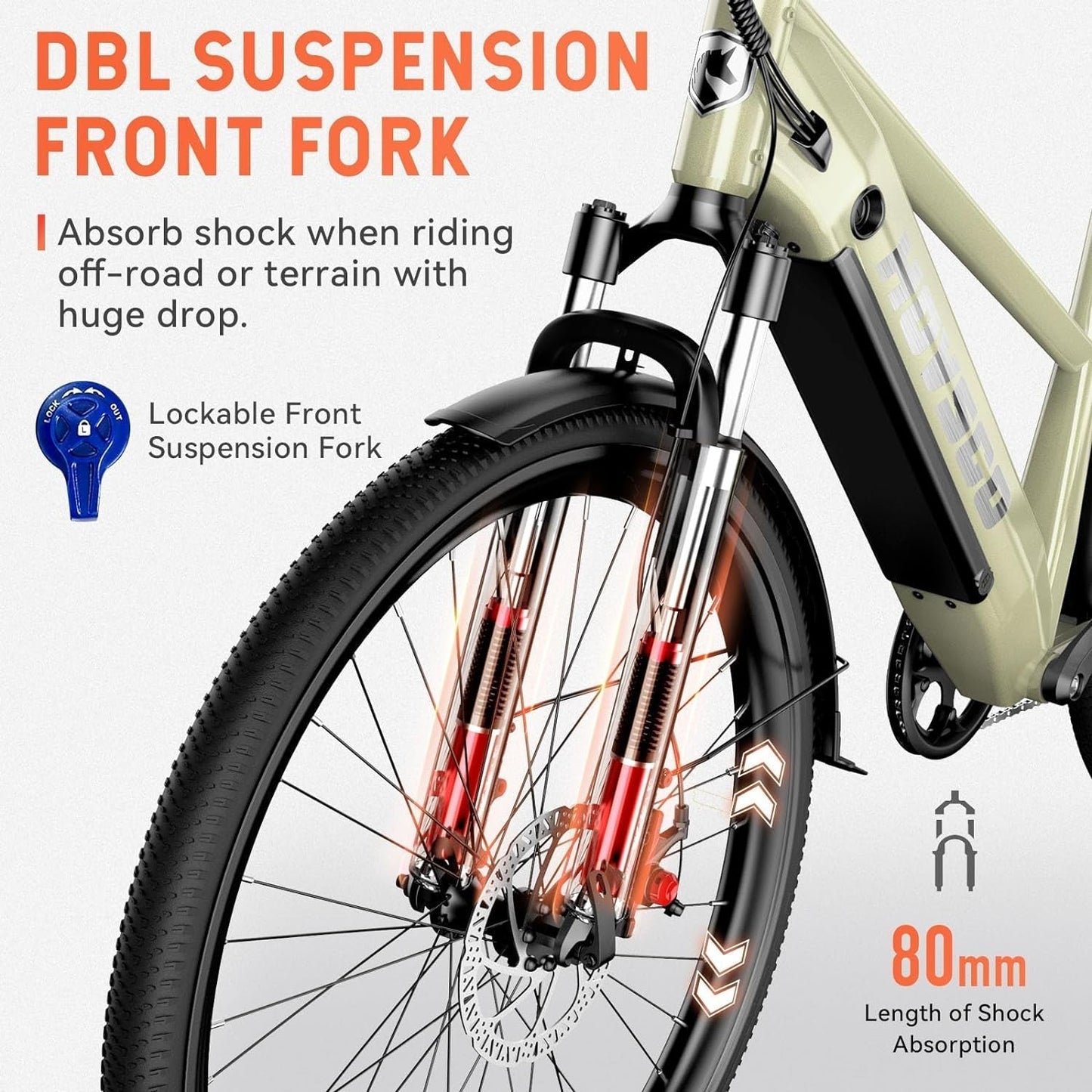 Electric Bike for Adults, Hovranger & Hovcity, Electric Bike Mountain Bike City Bike Commuting Bike Urban Bike Cruiser Bike